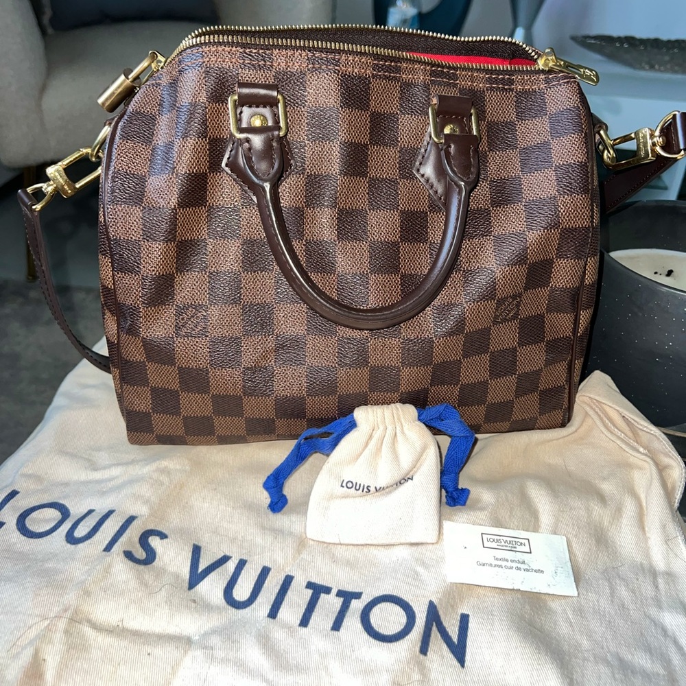 Louis Vuitton Speedy B 25 Damier Ebene
